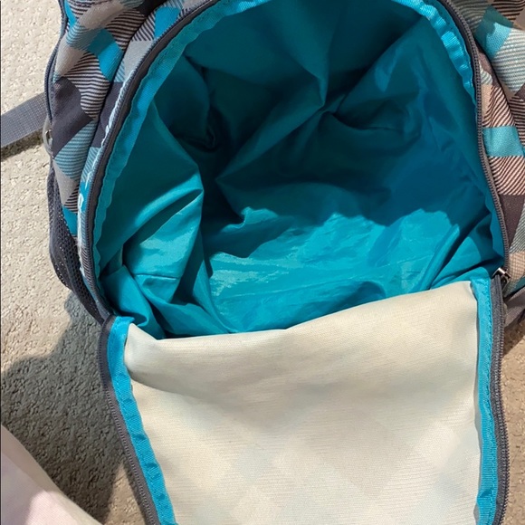 Under Armour backpack blue & gray plaid - Picture 9 of 11